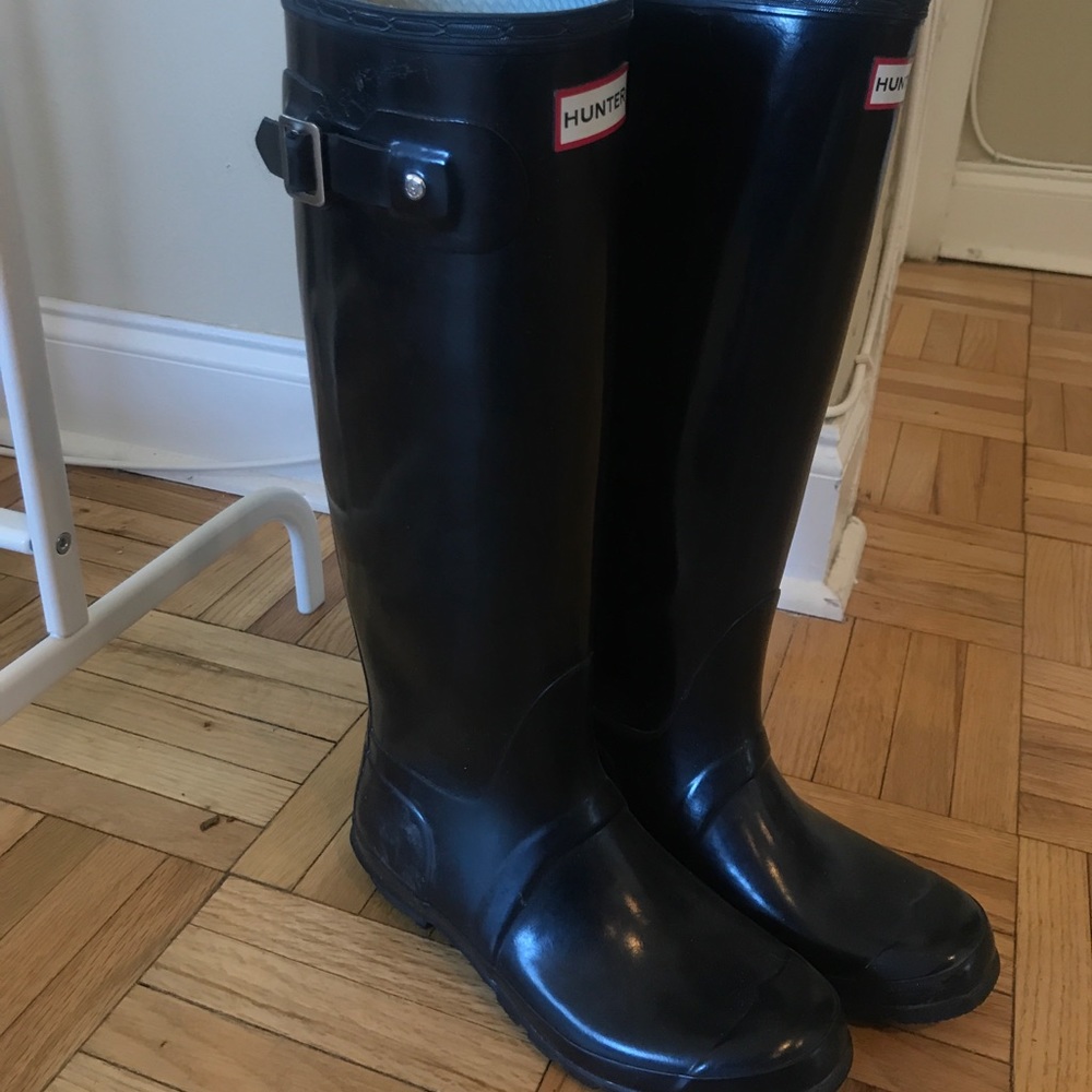 Black Hunter Boots Size 7